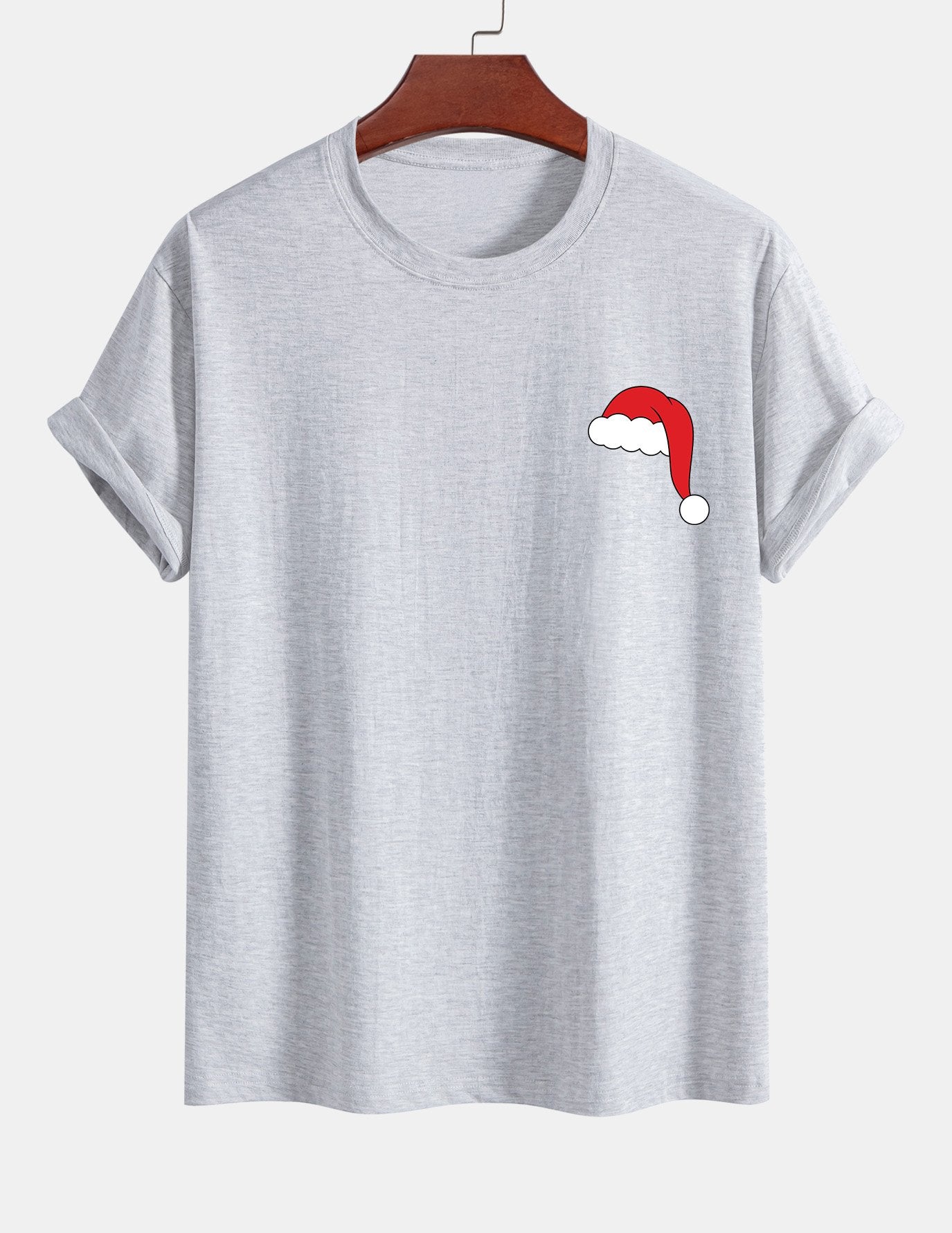 Alejandro® | Santa Hat Print Cotton T-Shirt