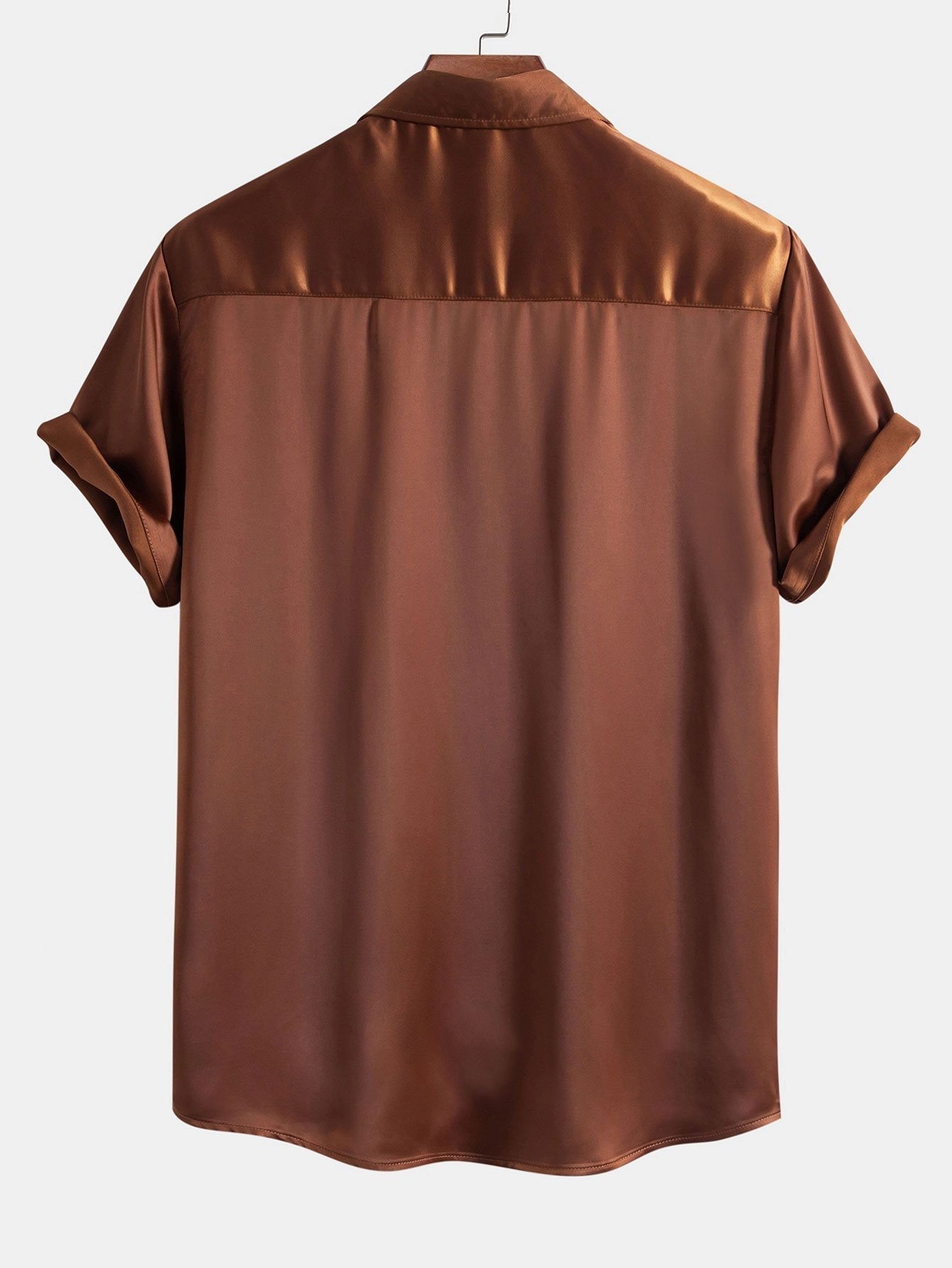 Arcario® | Satin Button Up Shirt