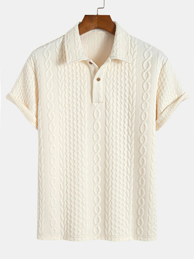 Cipriano® | Twist Textured Jacquard Polo