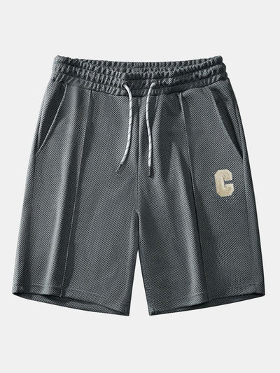 Baidan® | Waffle Drawstring Shorts