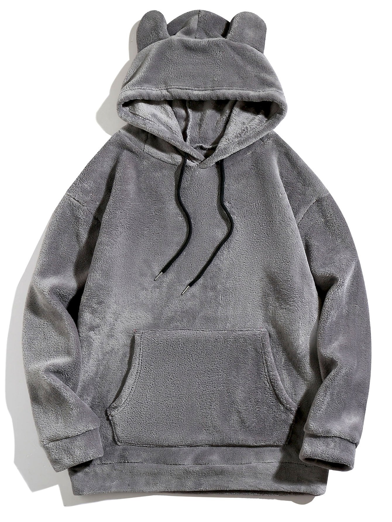 Brian | Relax Fit Teddy Fleece Hoodie With Ears