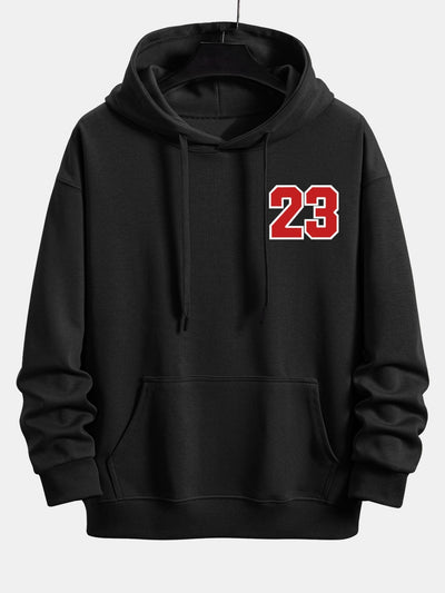 Zayn | Number 23 Print Relax Fit Hoodie