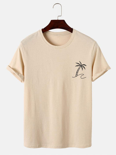 Brendan® | Palm Trees Print T-Shirt