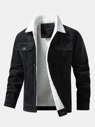 Jasper | Teddy Lined Cotton Corduroy Jacket