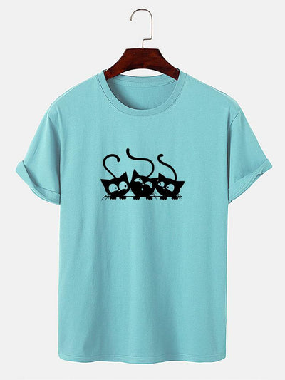 Jake® | Three Kittens Print T-Shirt