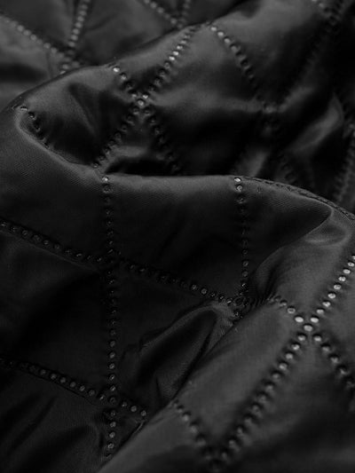 Gabriel | Quilted Lined Corduroy Hooded Coat