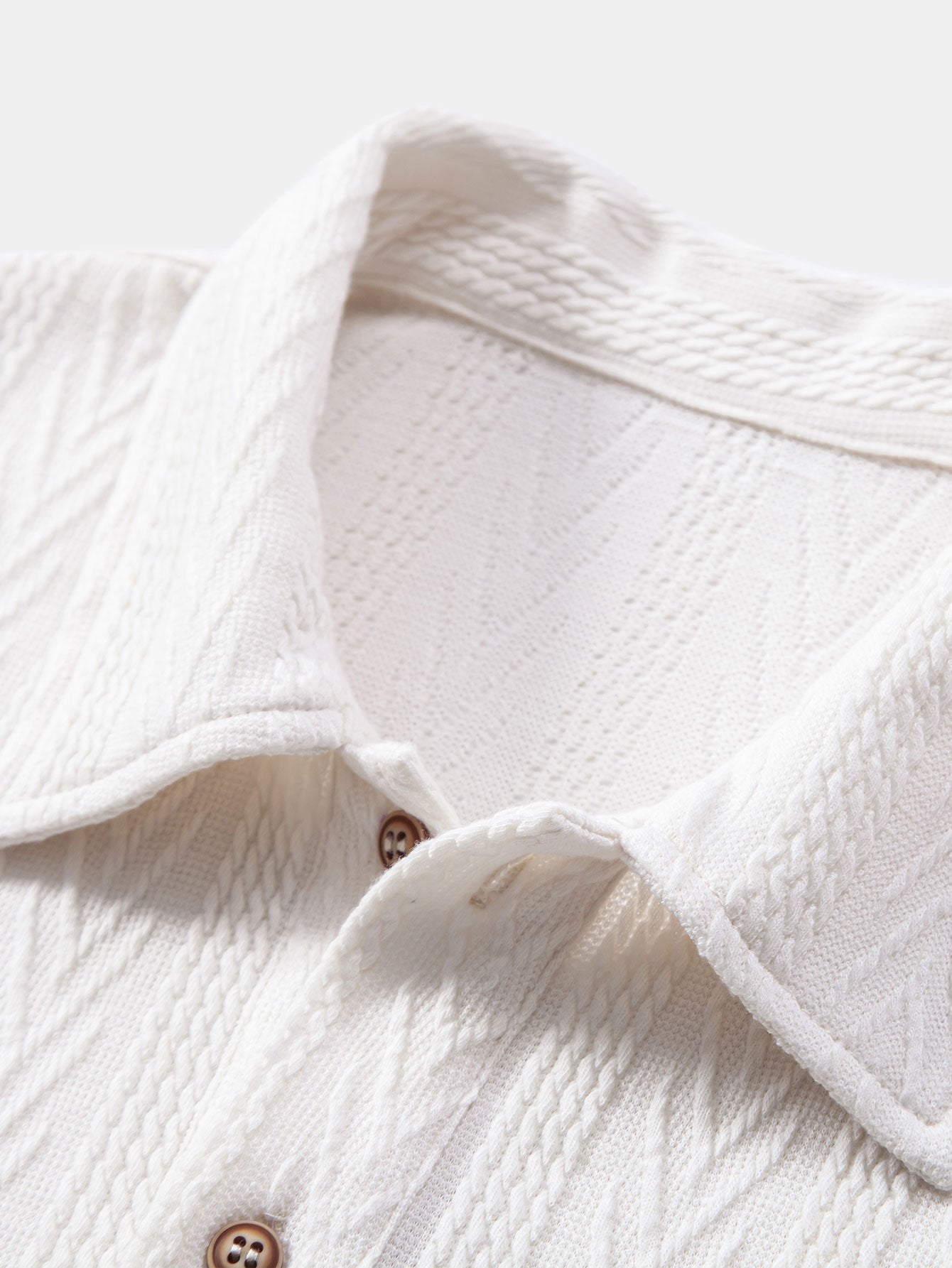 Yovanni® | Knitted Geometric Jacquard Polo