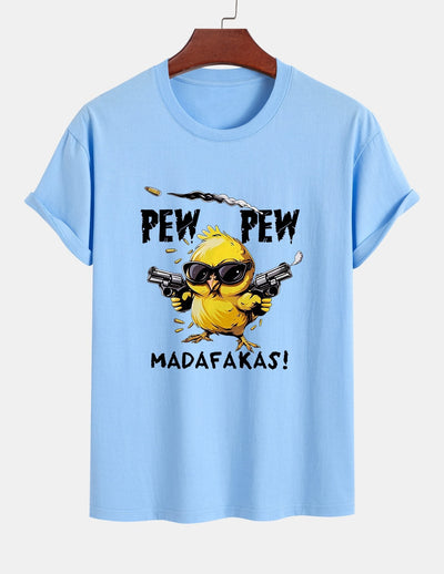 Servando® | Chicken Print Drop Shoulder Oversize T-Shirt