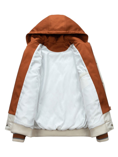 Marco | Quilted Hooded Baseball Jacket