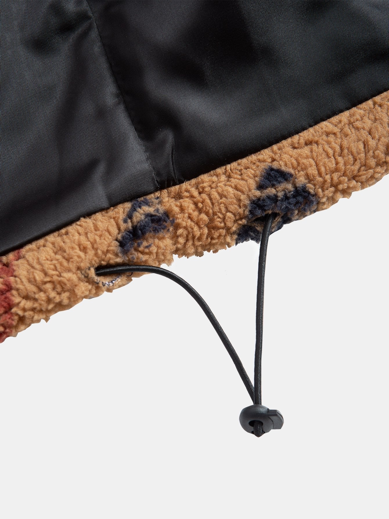Alejandro | Aztec Print Patchwork Teddy Fleece Coat