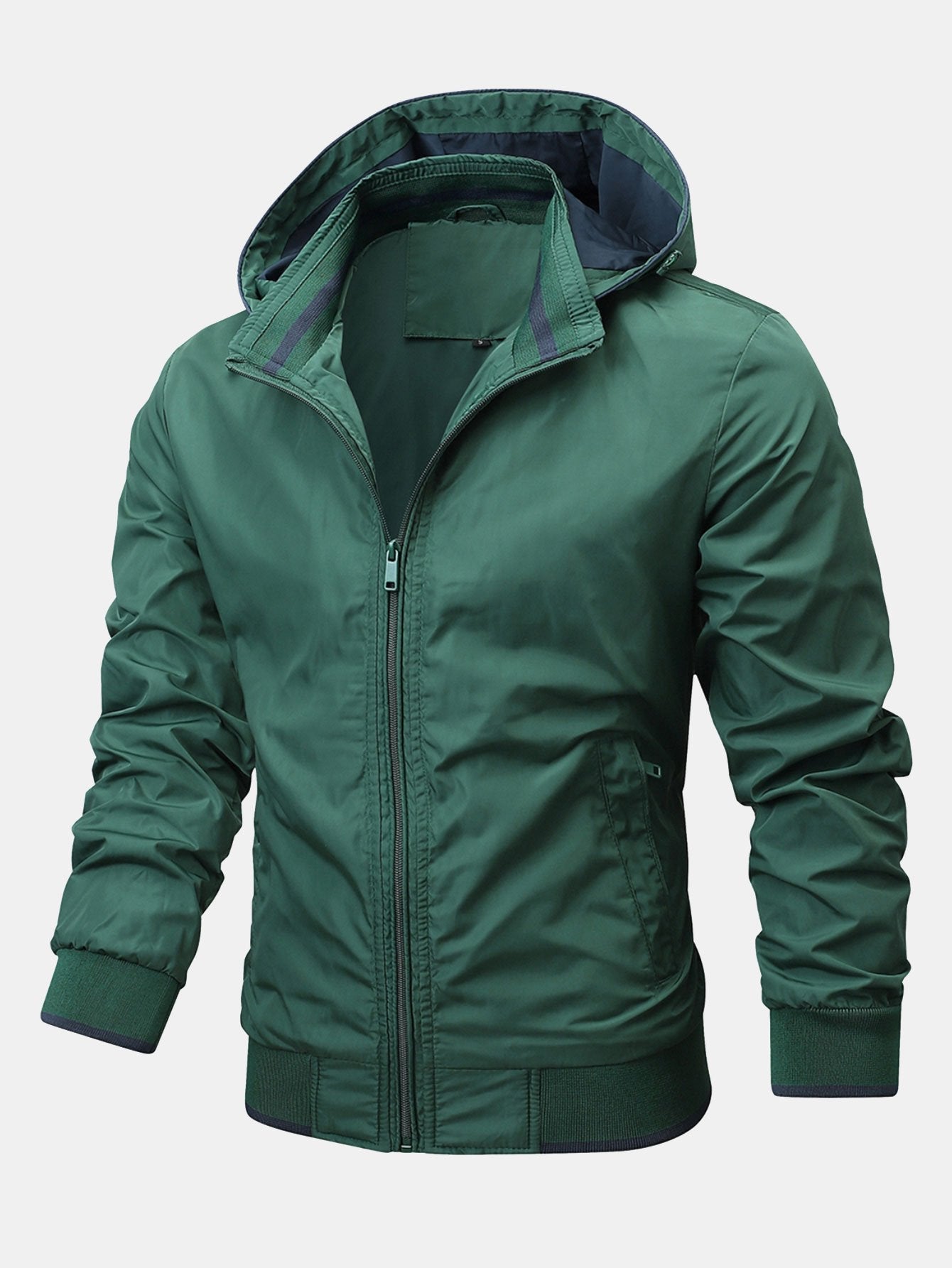 Theo | Contrast Detachable Hooded Jacket
