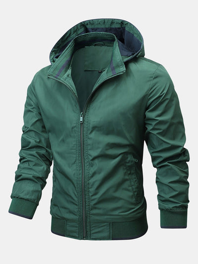 Theo | Contrast Detachable Hooded Jacket