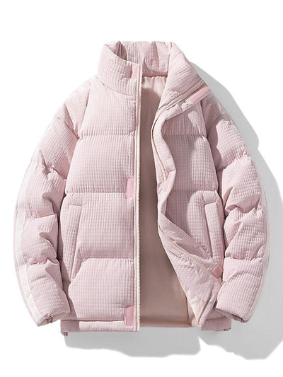 Silas | Waffle Zip Up Puffer Coat