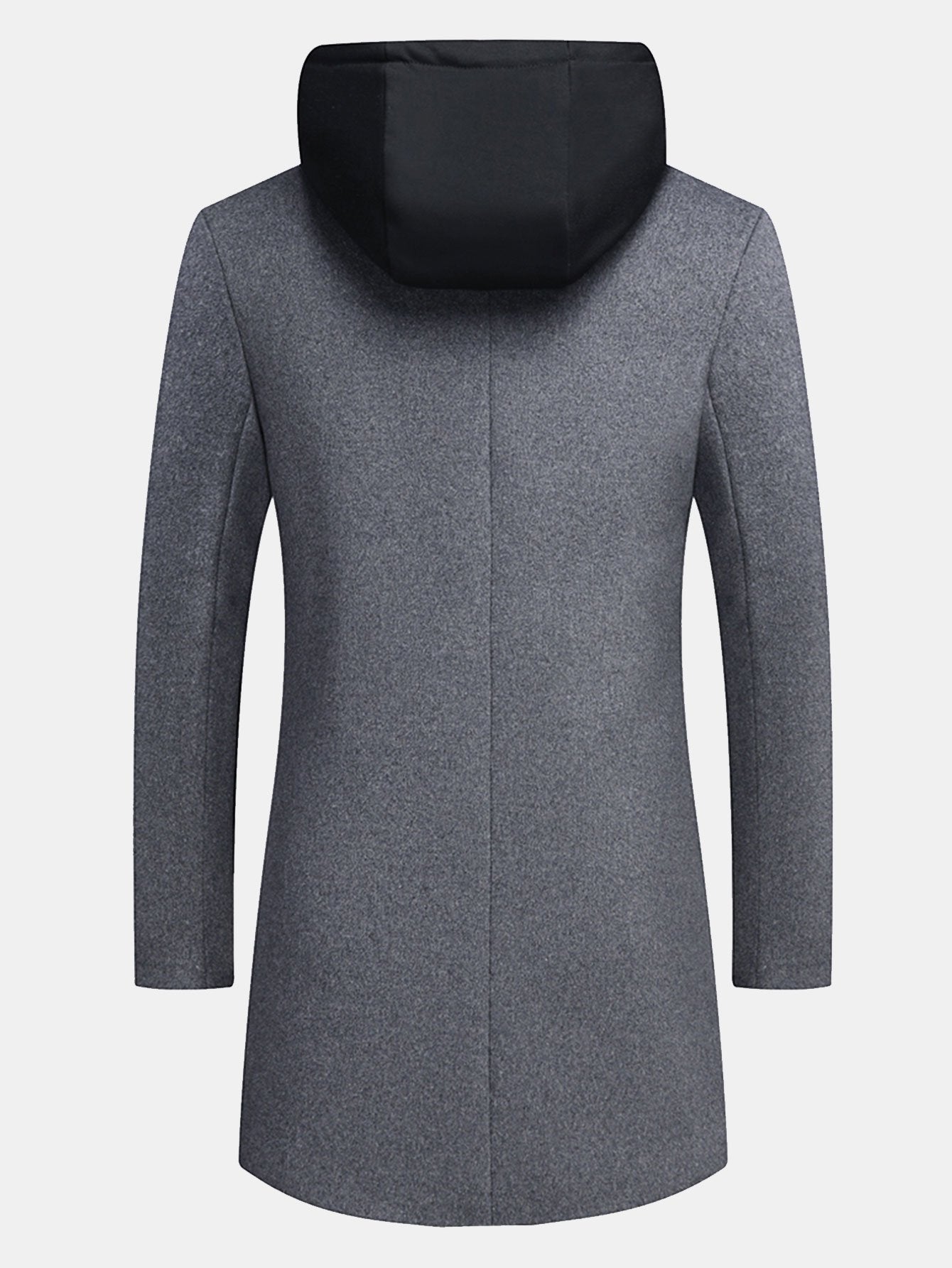 Sterling | Detachable Hooded Woolen Overcoat