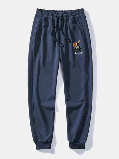 Azarja® | Cool Bear Print Jogging Pants