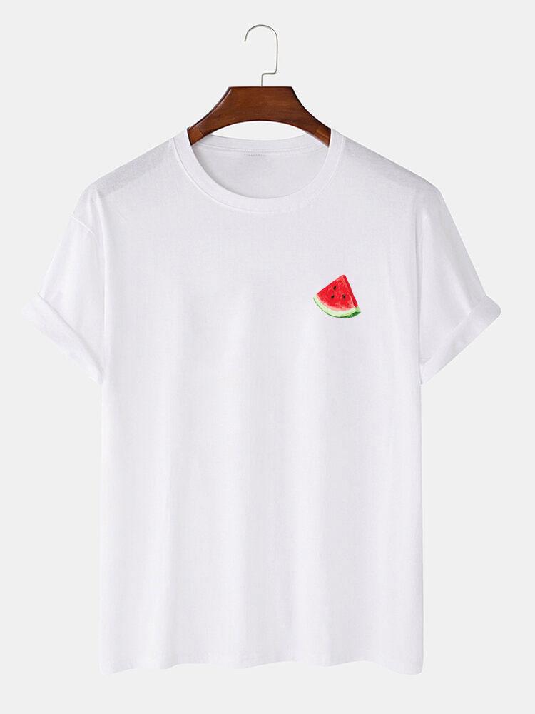 Oriel® | Watermelon Print T-Shirt & Swim Shorts