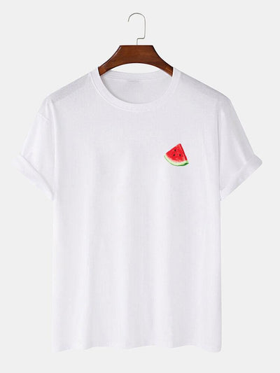 Oriel® | Watermelon Print T-Shirt & Swim Shorts