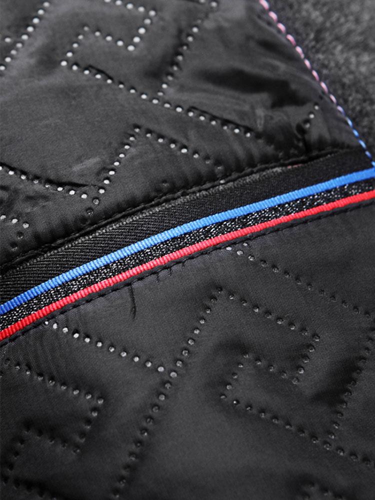 H��ctor | Stand Collar Wool Blended Blazer