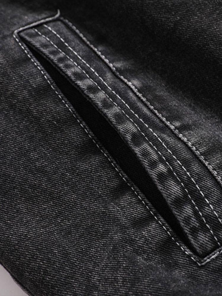 Emmett | Teddy Lined Washed Denim Jacket