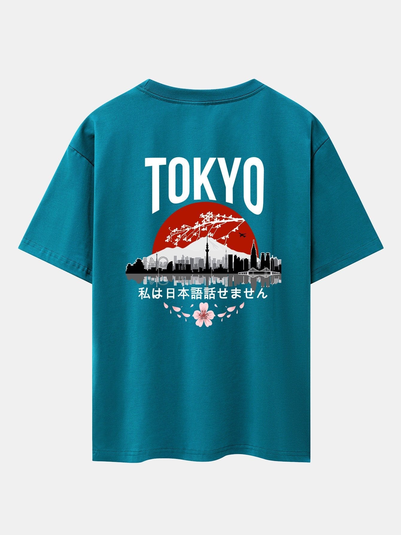 Lucian® | Tokyo Scenery Back Print Oversize T-Shirt
