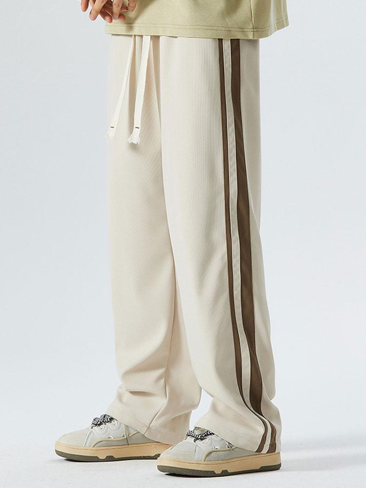 Vincent® | Vintage Side Stripe Loose Fit Straight Leg Pants