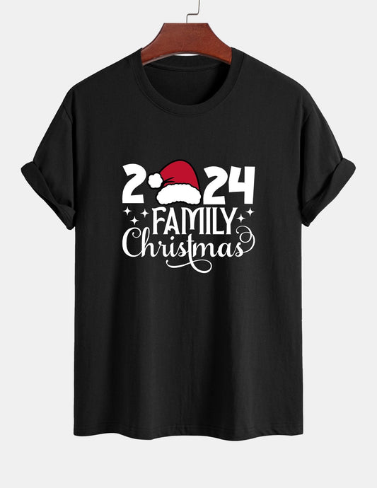 Adolfo® | Family Christmas 2024 Print Cotton T-Shirt