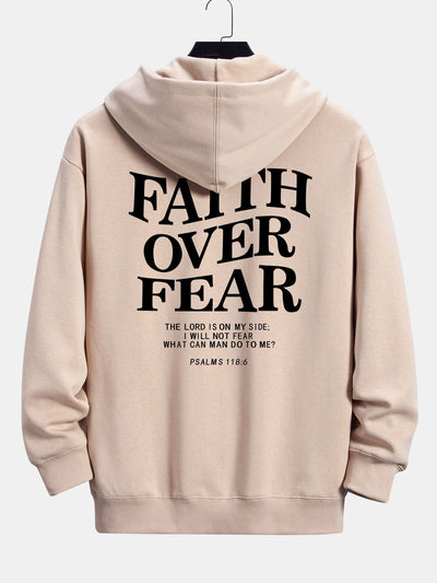 Maximus | Faith Over Fear Print Relax Fit Hoodie