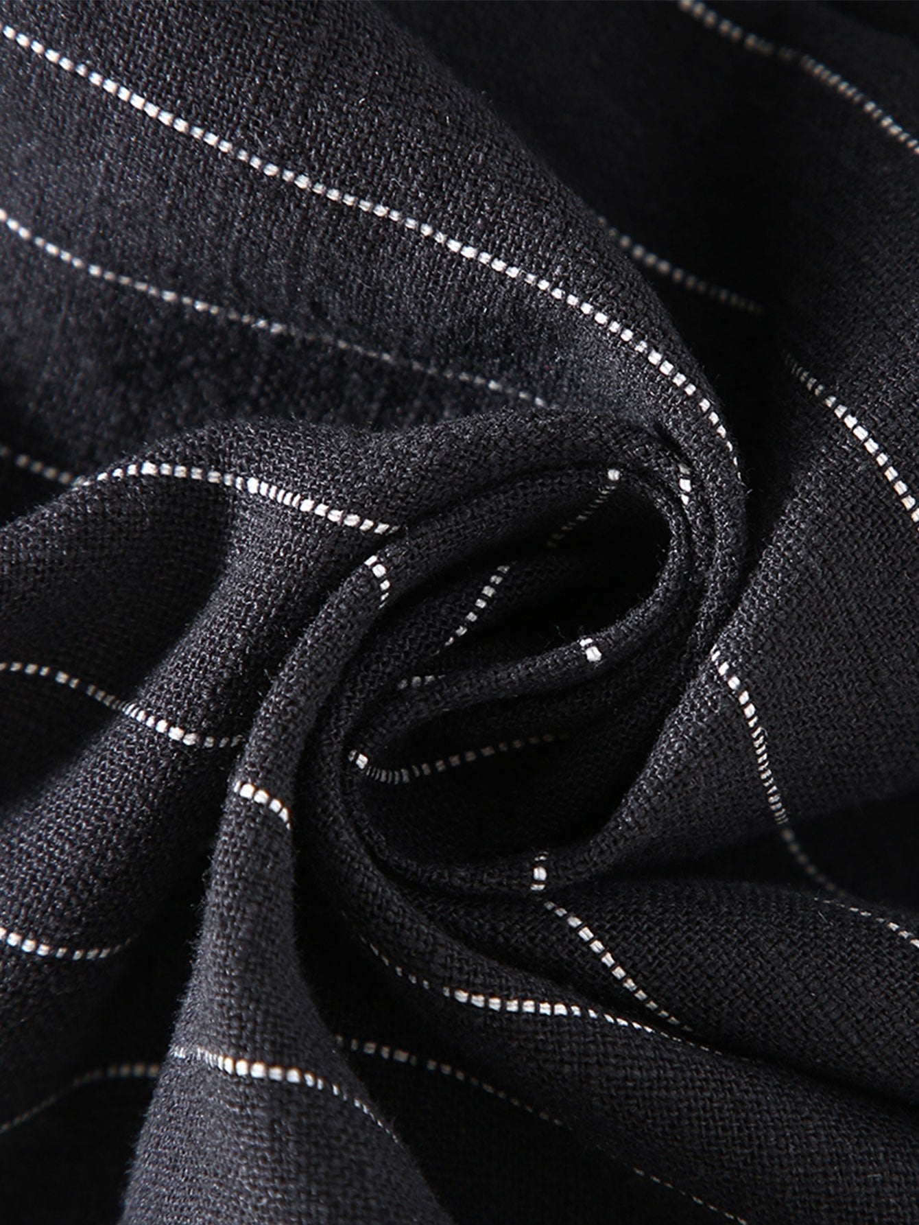 Baptiste® | Linen Cotton Blend Striped Shorts