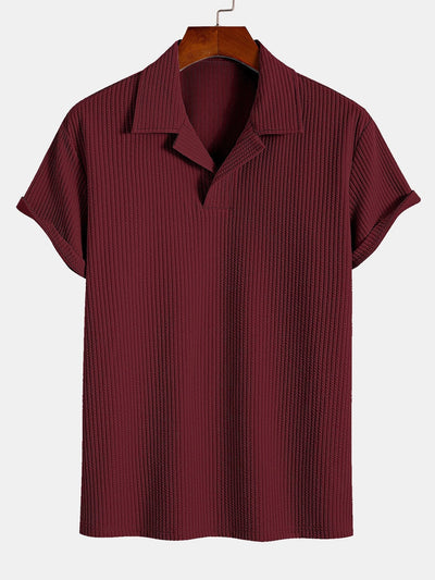 Ezekiel | Ribbed Cuban Collar Polo