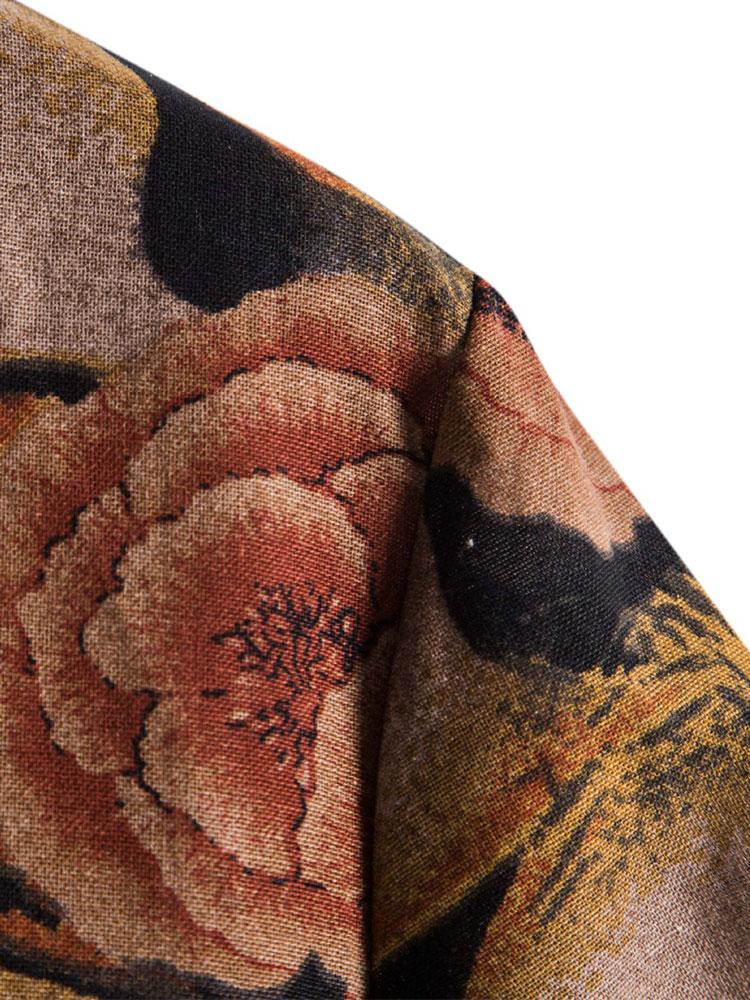 Anacletus® | Floral Print Button Up Shirt