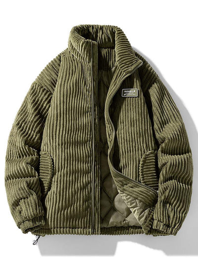 Carlos | Quilted Lined Corduroy Coat
