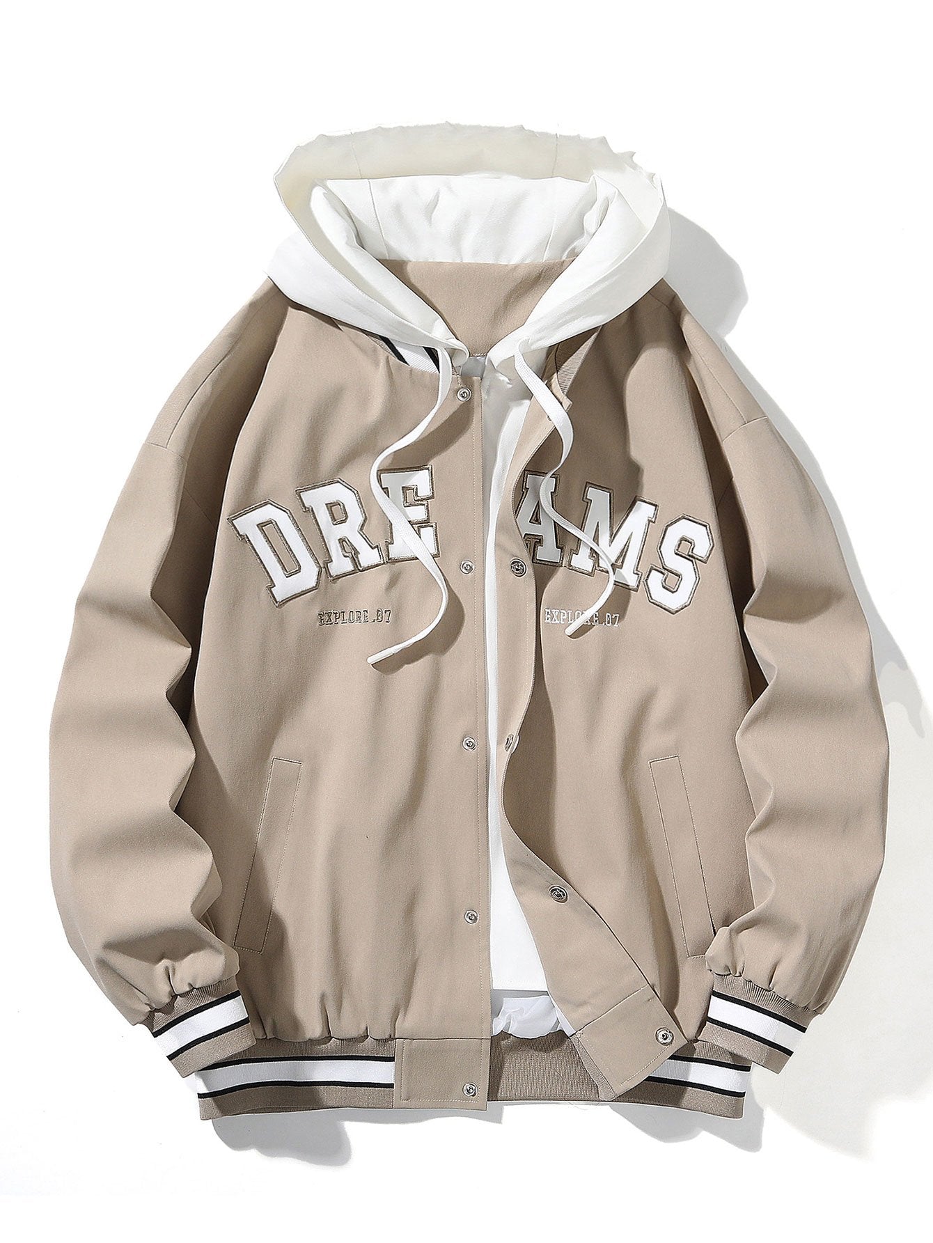 Wilder | Hooded Baseball Jacket