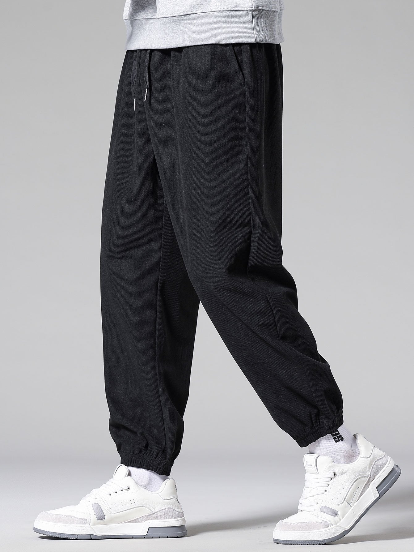 Emeterio® | Corduroy Drawstring Jogging Pants