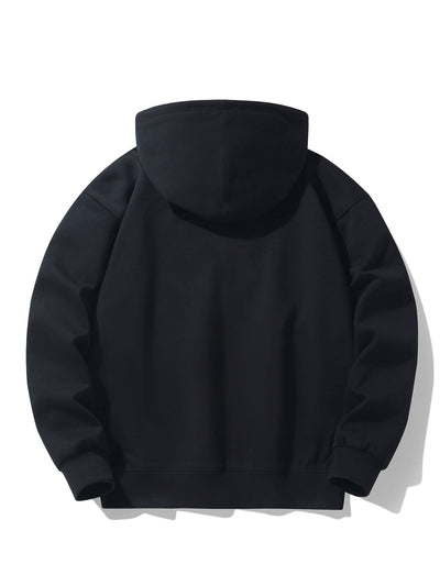 Xavier | Gradient Dissolving Bear Print Drop Shoulder Relaxed Hoodie