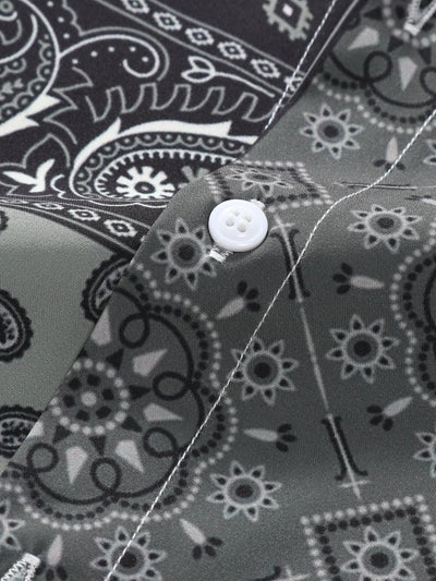 Andra® | Paisley Print Button Up Shirt