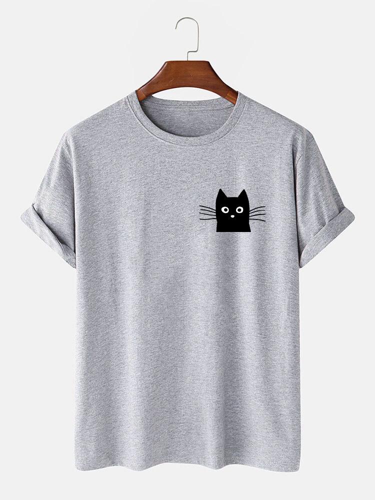 Ivan® | Cat Face Print T-Shirt