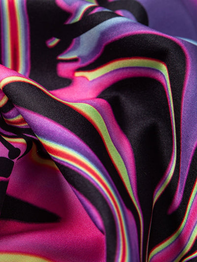 Ken® | Colorful Fluid Smiley Print Button Up Shirt