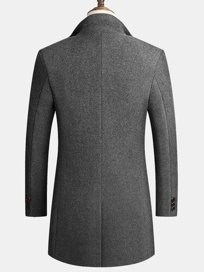 Thane | Lapel Woolen Overcoat