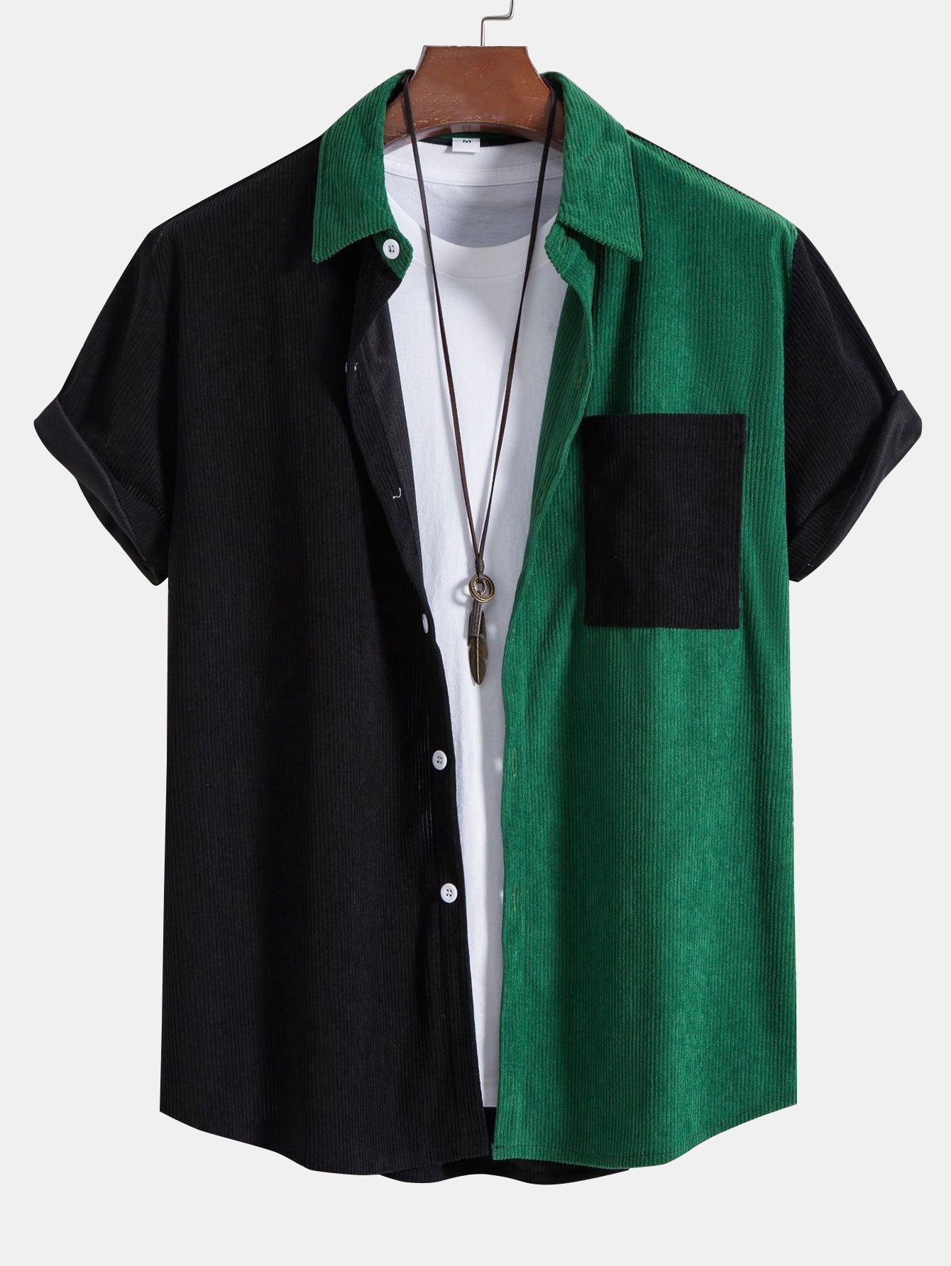 Yusuf® | Two Tone Corduroy Shirt