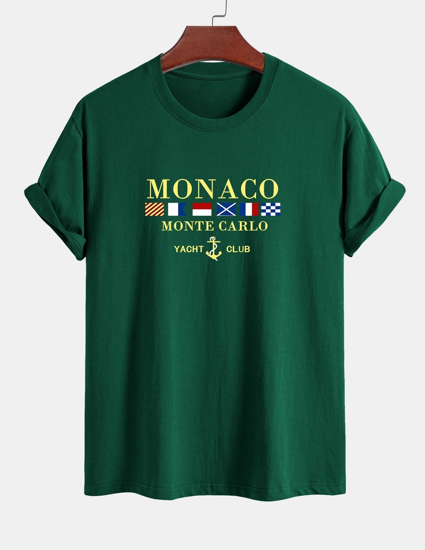 Arnaldo® | Monaco Slogan Print Cotton T-Shirt