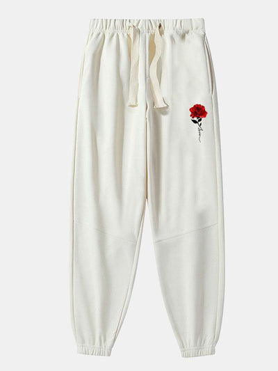 Baltsar® | Rose Print Cotton Blend Jogger Pants
