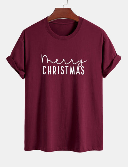 Adelmo® | Christmas Print Cotton T-Shirt