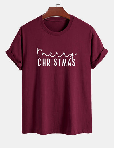 Adelmo® | Christmas Print Cotton T-Shirt
