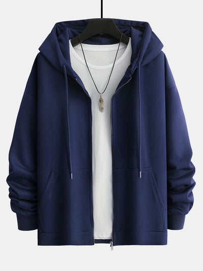 Romeo | Basic Relax Fit Zip Hoodie