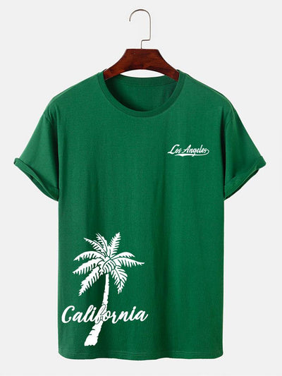 Erick® | Palm Tree Print T-Shirt