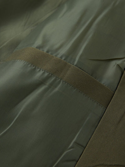 Kian | Corduroy Collar Zip Up Jacket