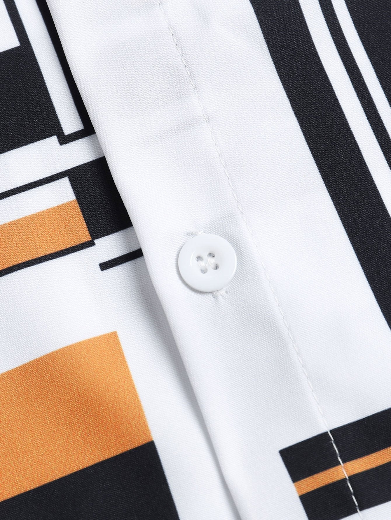 Atilio® | Geometry Print Button Up Shirt