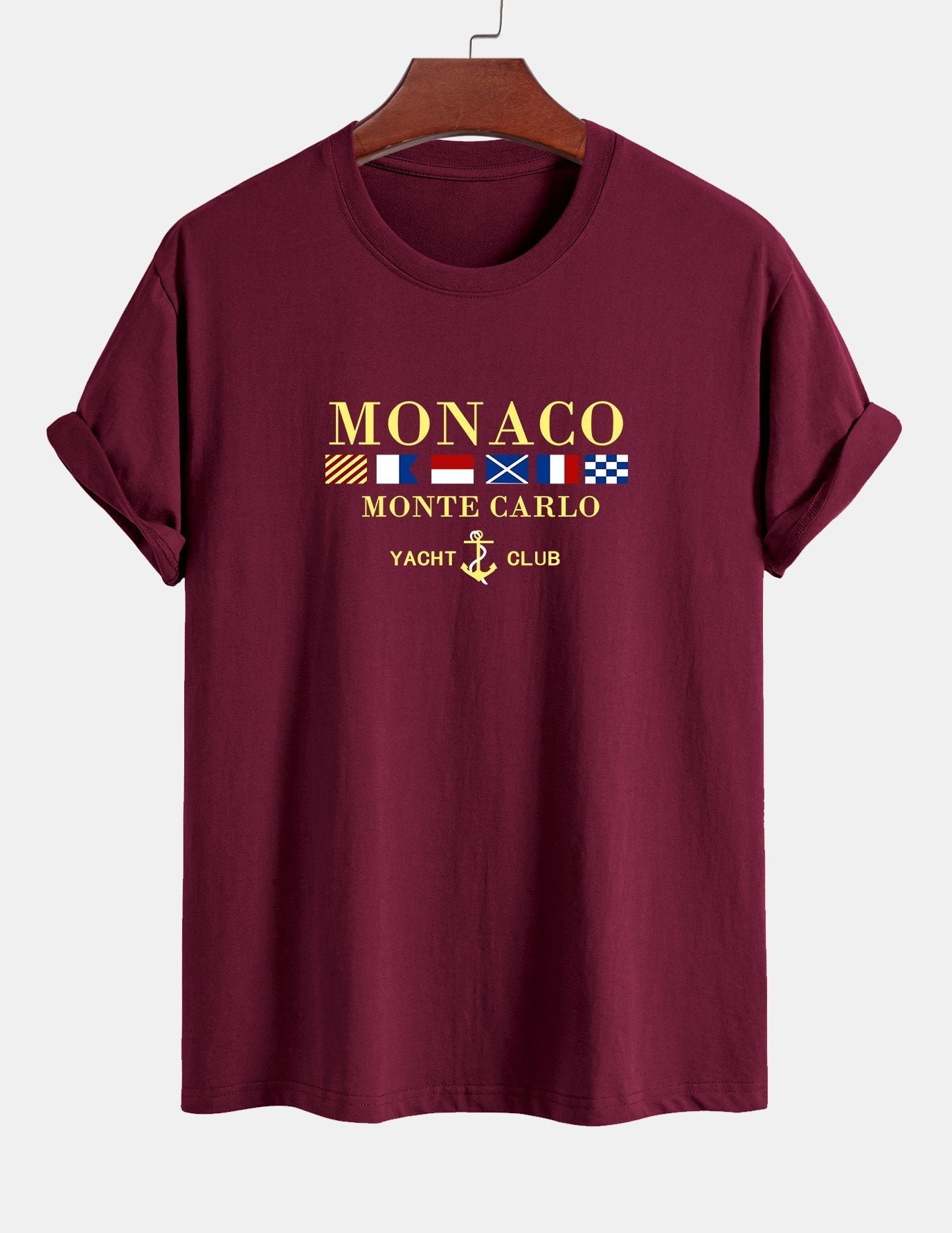 Arnaldo® | Monaco Slogan Print Cotton T-Shirt