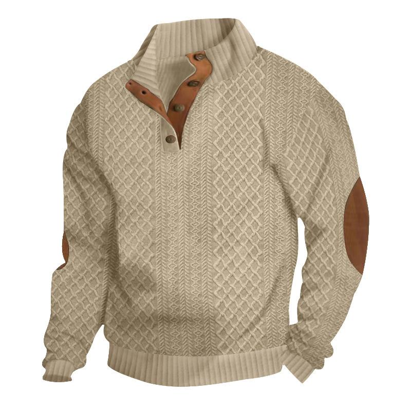 Men's Outdoor Casual Stand Collar Long Sleeve
