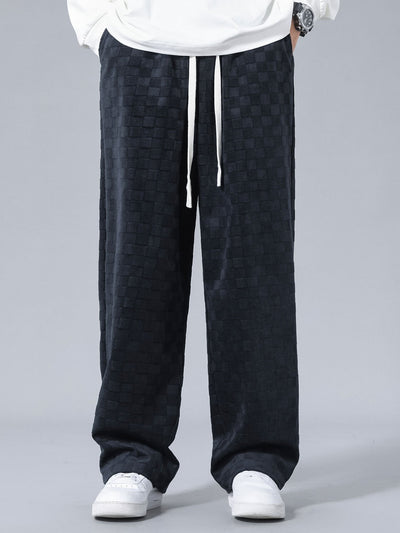 Emiliano® | Checkerboard Straight Leg Pants